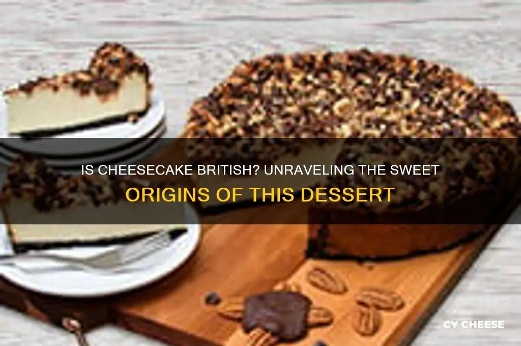 is cheese cake british