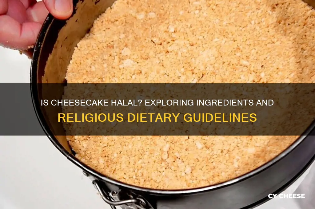 is cheese cake halal