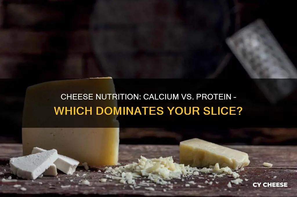 is cheese calcium or protein