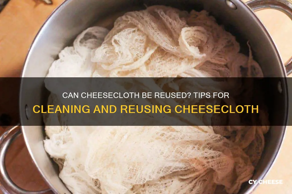 is cheese cloth reusable