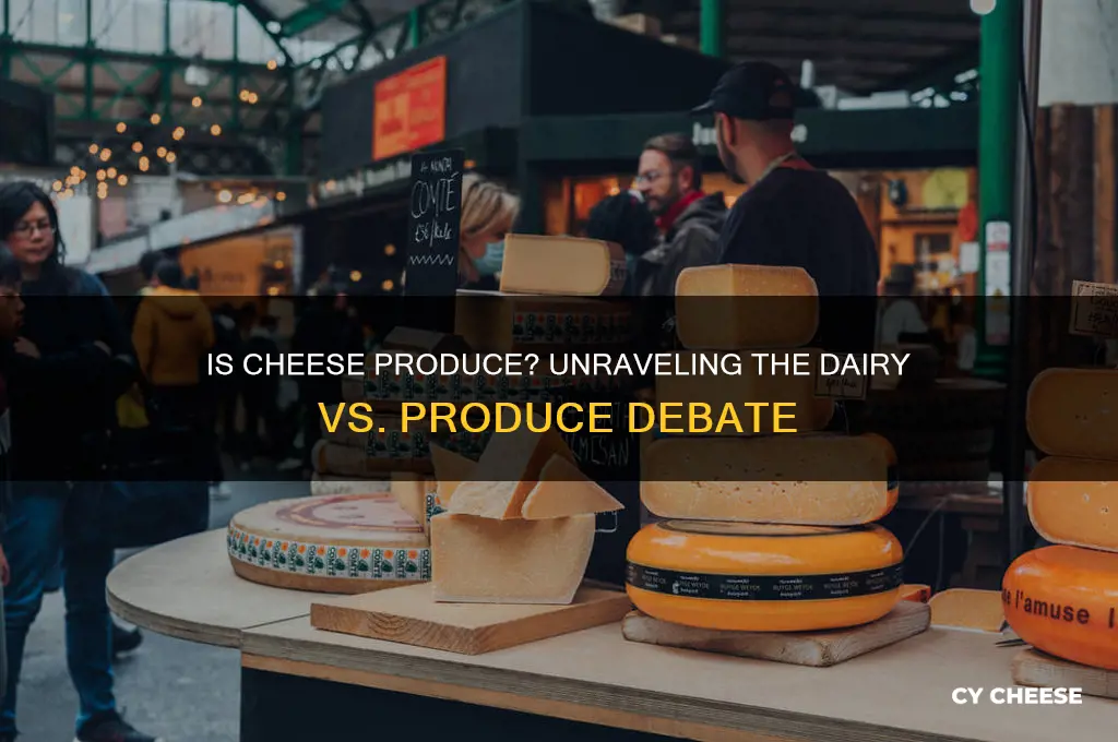 is cheese considered produce