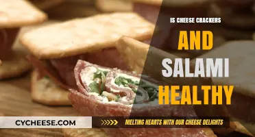 Are Salami, Cheese Crackers a Healthy Snack?