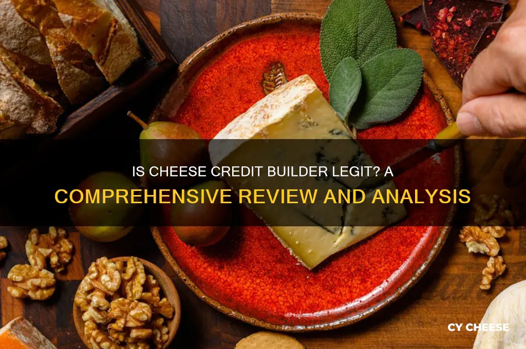 is cheese credit builder legit