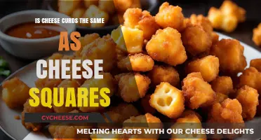Cheese Curds vs. Cheese Squares: Unraveling the Dairy Dilemma