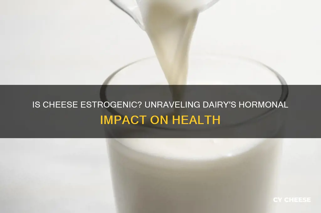 is cheese estrogenic
