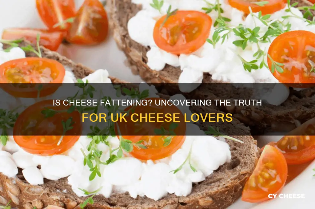 is cheese fattening uk