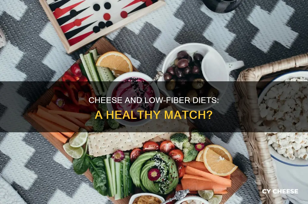 is cheese good for a low fiber diet