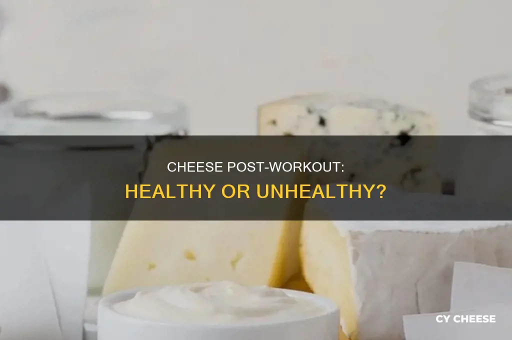 is cheese good for after a workout