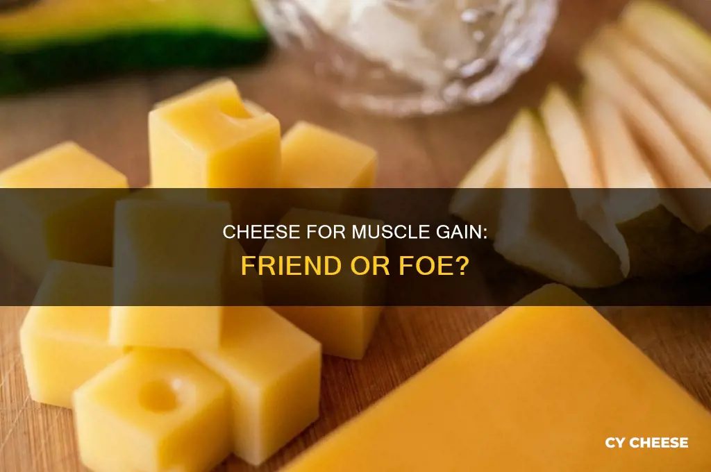 is cheese good for gaining muscle