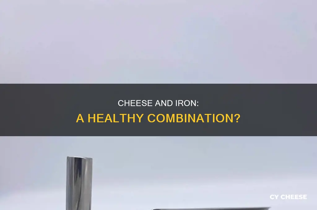 is cheese good for iron deficiency