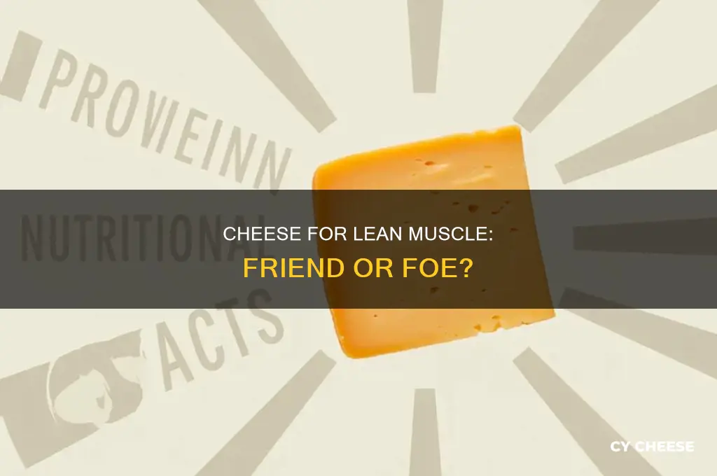 is cheese good for lean muscle
