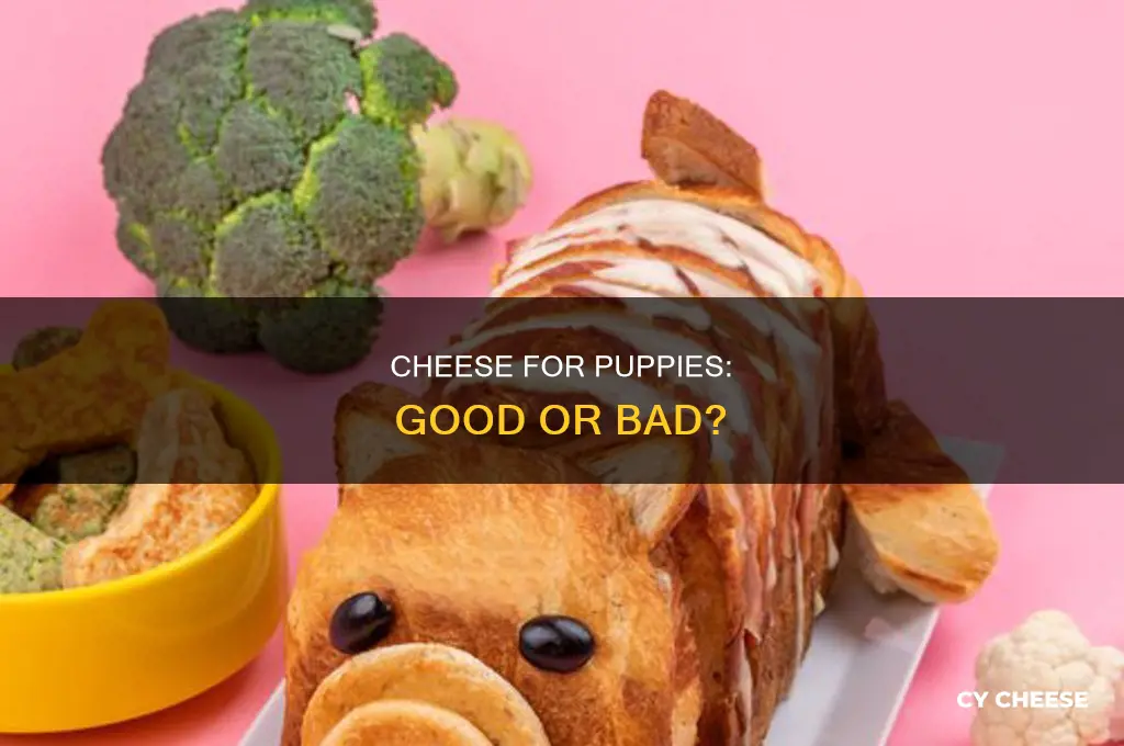 is cheese good for puppy
