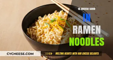Cheese and Ramen: A Match Made in Heaven?