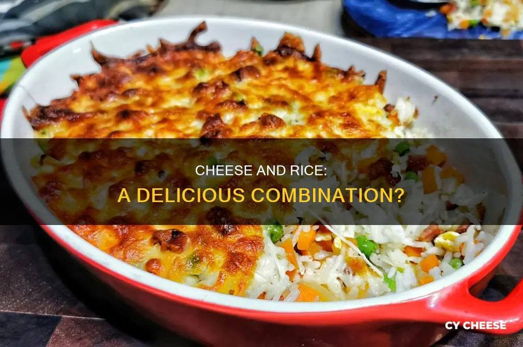 is cheese good to add to white rice
