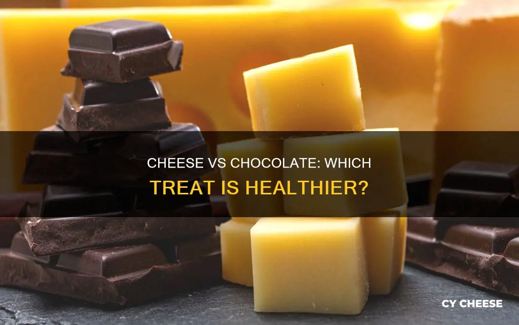 is cheese healthier than chocolate