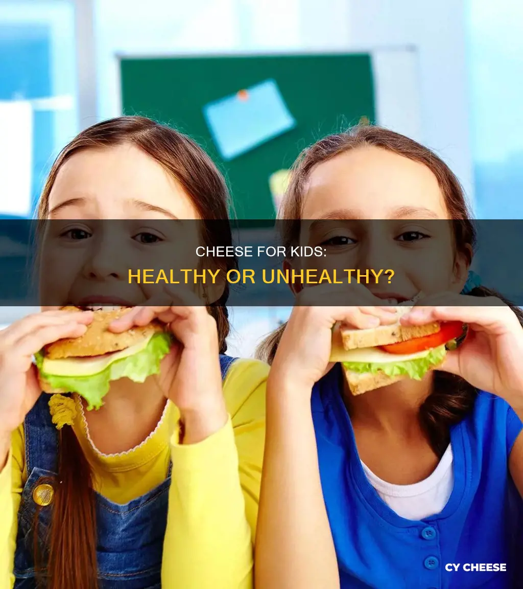 is cheese healthy for kids