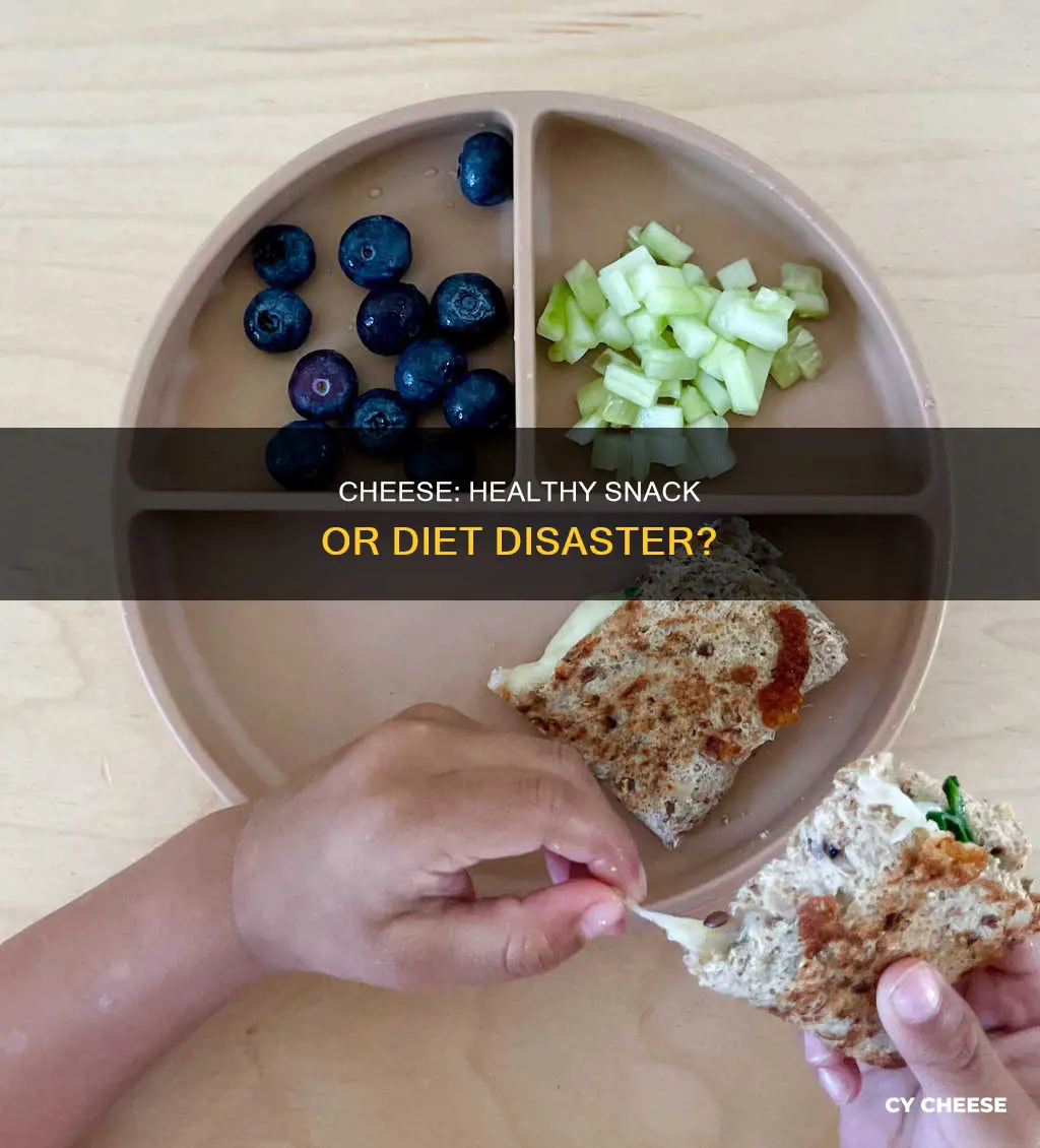 is cheese healthy snack