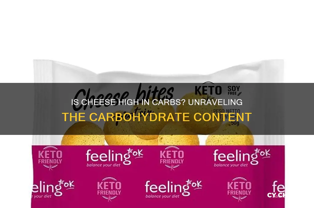 is cheese high in carbohydrates