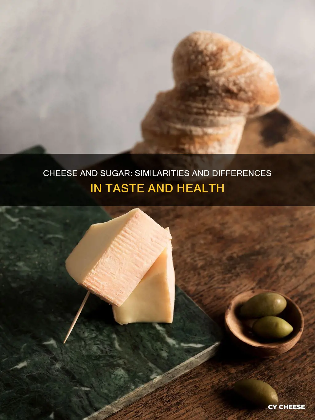 is cheese like sugar