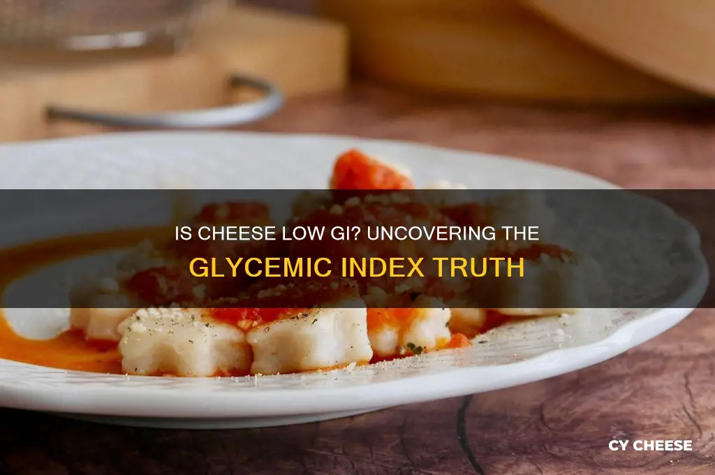 is cheese low gi