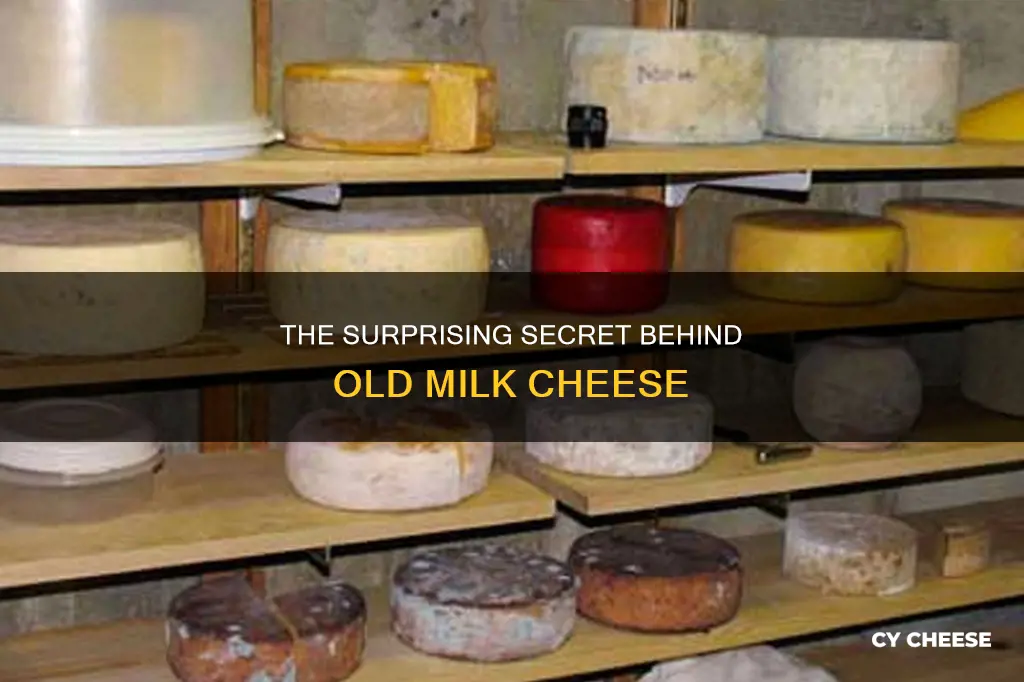 is cheese made from old milk