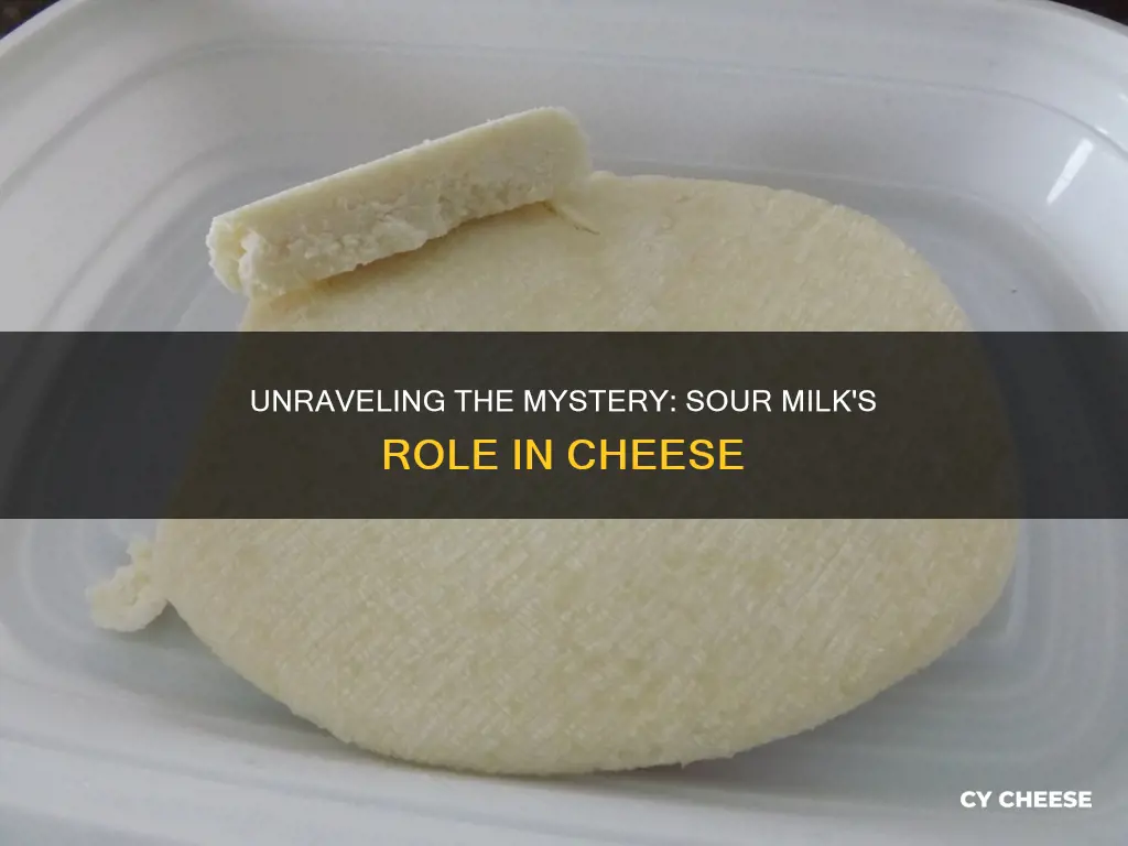 is cheese made from sour milk