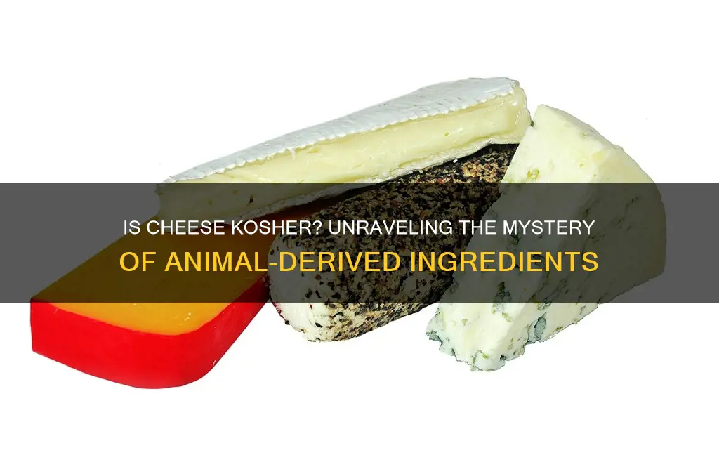 is cheese made with animal rennet kosher