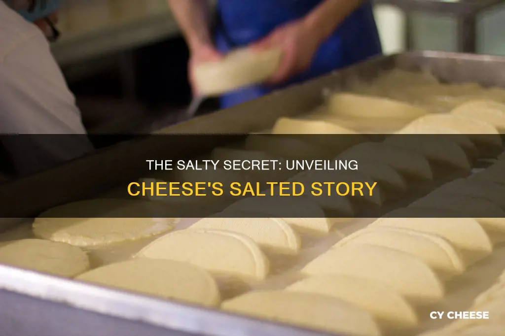 is cheese made with salt