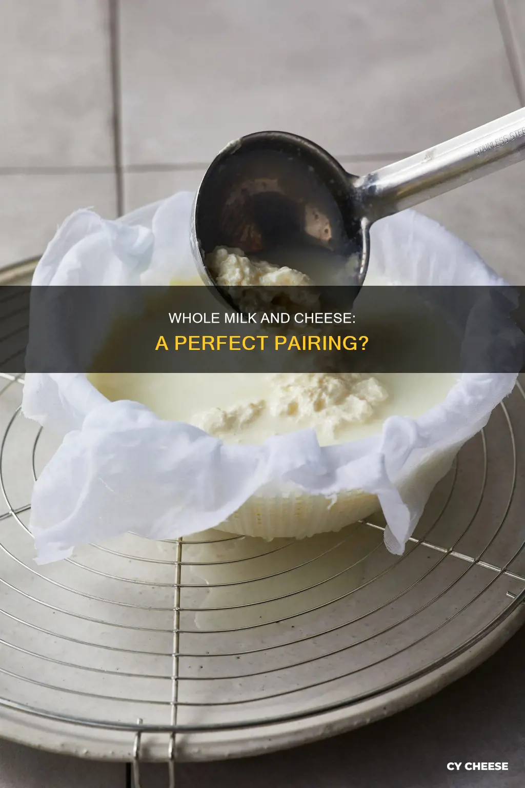 is cheese made with whole milk