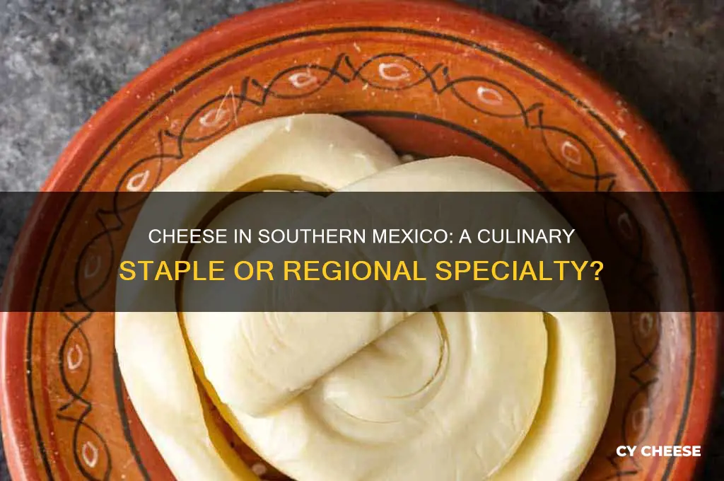 is cheese more common in south of mexico