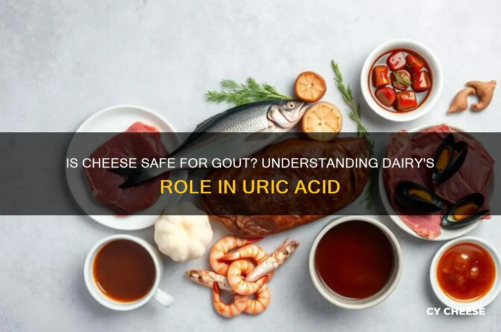 is cheese ok with gout
