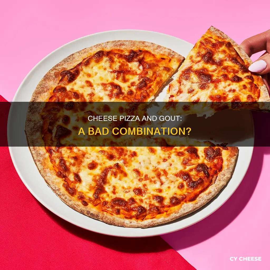 is cheese pizza bad for gout