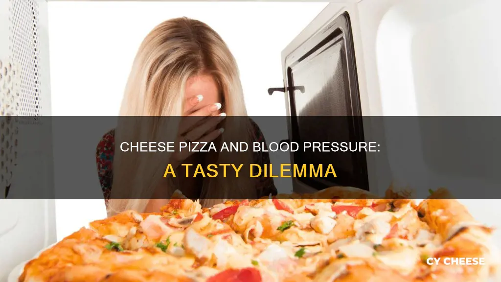 is cheese pizza bad for high blood pressure