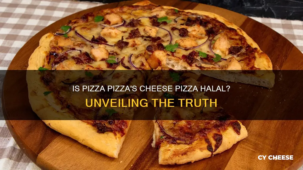 is cheese pizza from pizza pizza halal