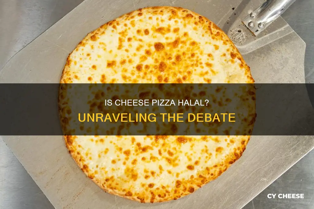 is cheese pizza halal