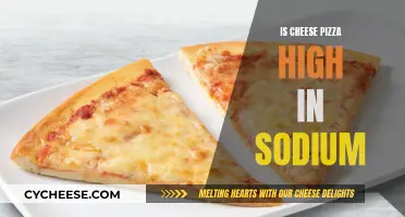 Cheese Pizza's Sodium Secret: Unveiling the Saltiness