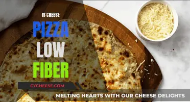 Cheese Pizza: A Low-Fiber Delight or a Fiber-Rich Treat?