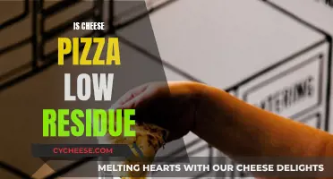 Cheese Pizza: A Low-Residue Comfort Food?