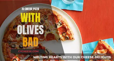 Cheese Pizza and Olives: A Healthy Indulgence?