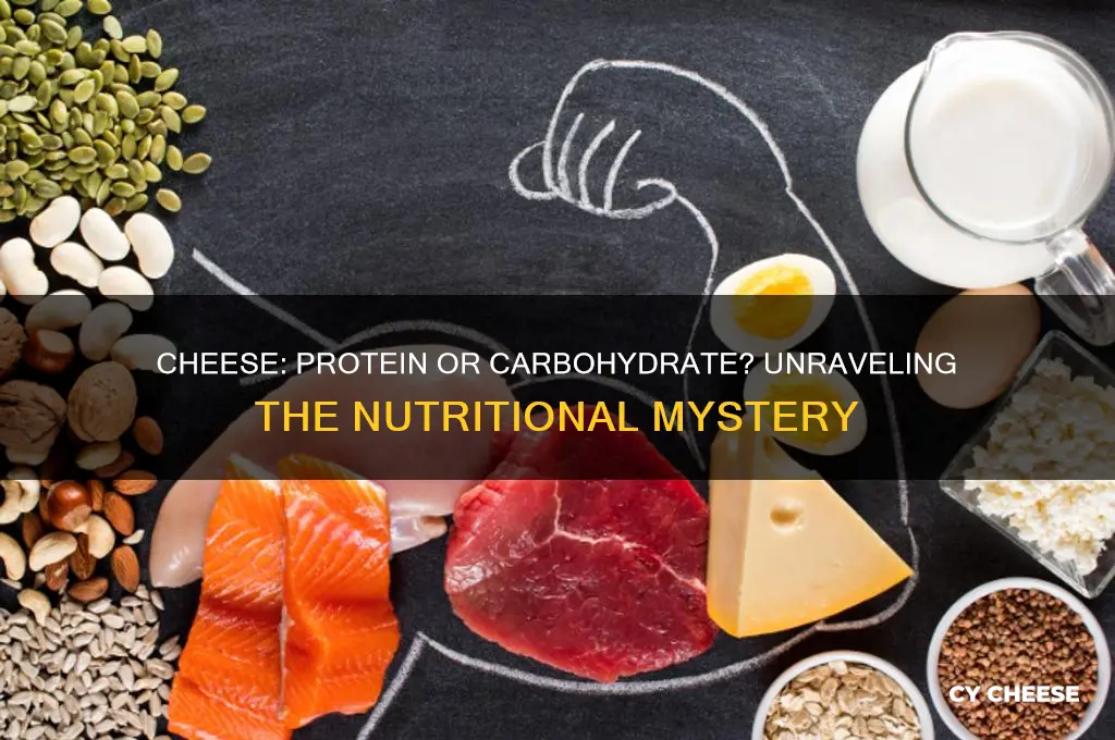is cheese protien or carbrohidriate