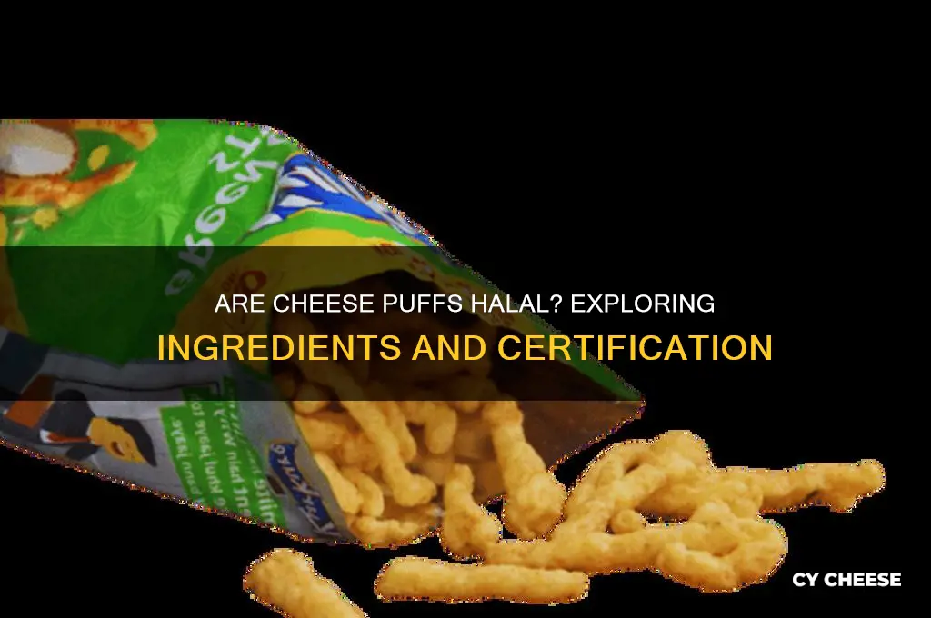 is cheese puffs halal