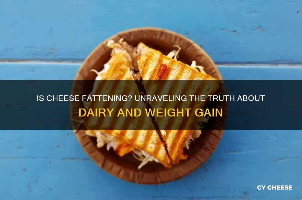 is cheese really fattening
