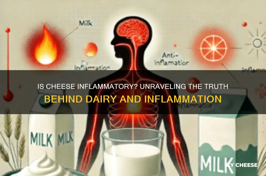 is cheese really inflamitory