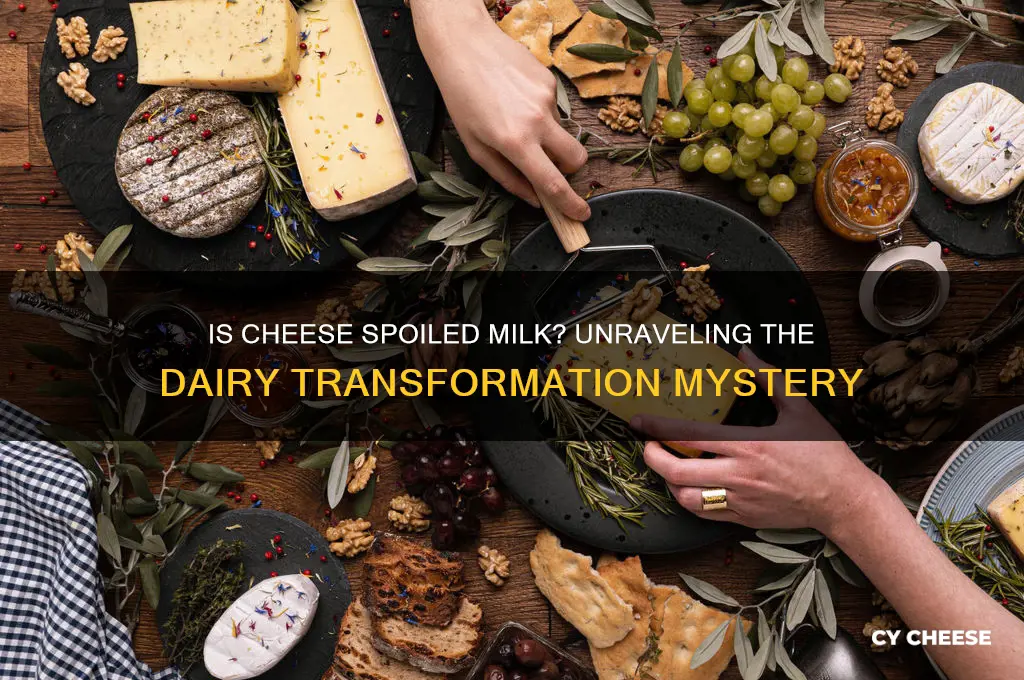 is cheese really spouled milk