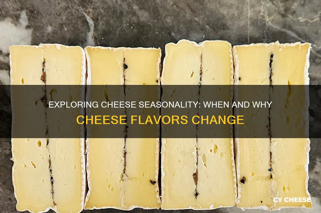 is cheese seasonal