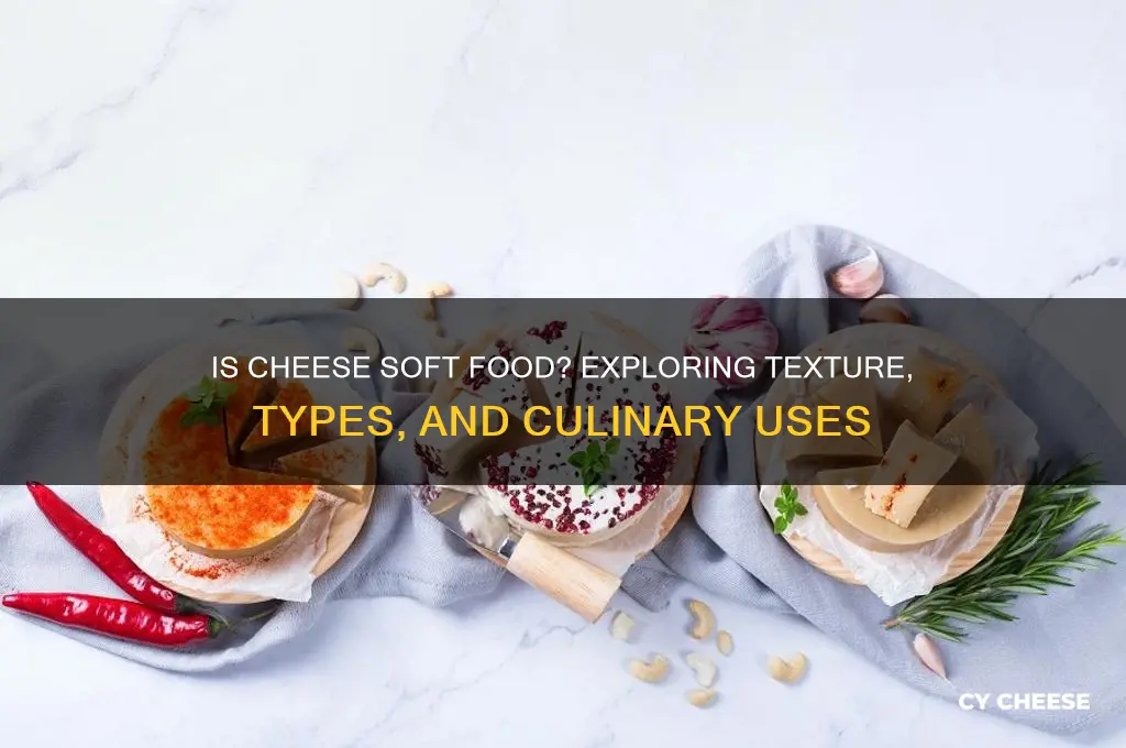 is cheese soft food