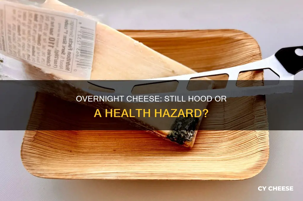 is cheese still hood if you leave it out overnight