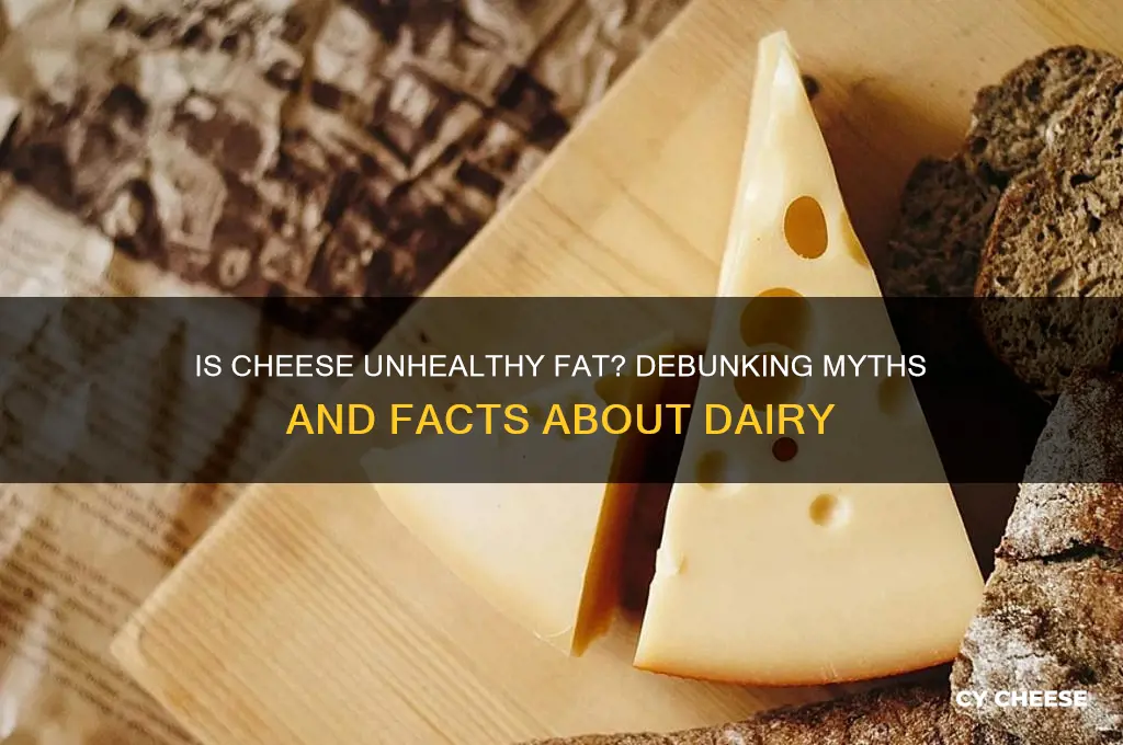 is cheese unhealthy fat