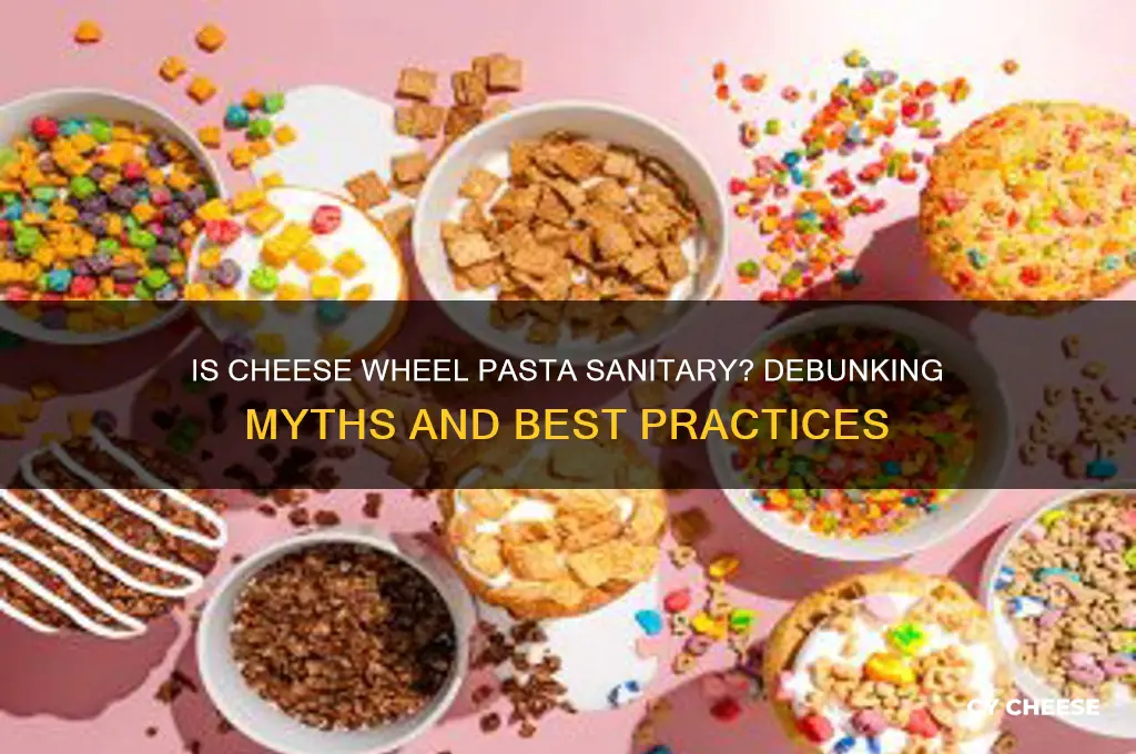 is cheese wheel pasta sanitary