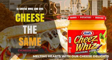 Cheese Whiz vs. Dog Cheese: Are They Really the Same?